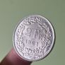 1961 Swiss Silver 2 Francs. Free Post. Image 3