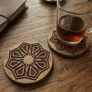 2 Coasters acasia wood Image 7