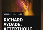 Richard Ayoade Vicar Street 28th October 2026 - 2 Tickets