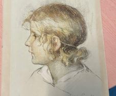 Vintage Stehli Freres Print Tetes d EnfantsNo 4 Madeleine Carpentier Switzerland
