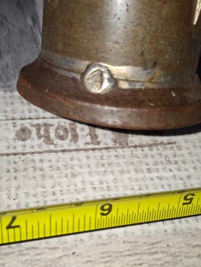 Rare 13 Piece Lot of Antique Chavagnat Tin Measuring Demi-Litre from Paris, France, dating  approximately 1800s.