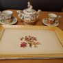 Vintage Capodimonte style porcelain  coffee set Image 2