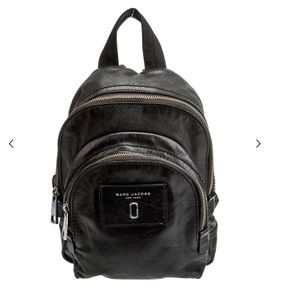 Marc Jacobs Mini Leather Backpack - Black