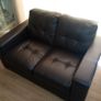 Cheap sets of 3&2 brown leather sofas Image 4