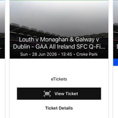 Dublin V Galway & Monaghan v Louth