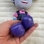 Disney Junior Vampirina approx. 10" Plush Doll Her Head is a bit too loose Used Please see photos Image 7