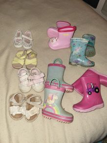 Toddler wellies and summer shoes for girls
