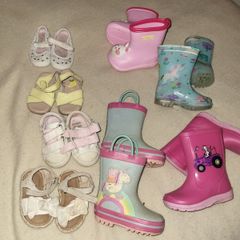 Toddler wellies and summer shoes for girls