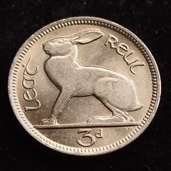 Ireland - 1968 - 3 Pence - Hare - KM.12a - UNC - [556]