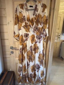 long pleated dress