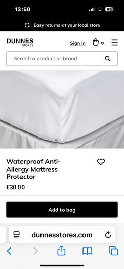 New SuperKing Waterproof Mattress Protector