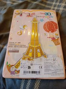 3D Eiffel Tower Puzzle