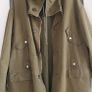 Oasis Reunion Ready !!! Indie Khaki 100% cotton parka Sz M/ L (Measures 24 inches pit to pit) Image 2