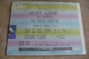 Meat Loaf ticket stub