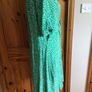 Ladies Green ditzy floral  Dress size 18 includes postage Image 2