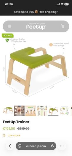 Feet up yoga stand