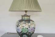 Ceramic Kutani Table Lamp