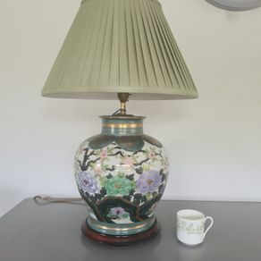 Ceramic Kutani Table Lamp