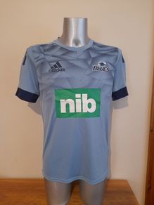 Auckland Blues Rugby  Jersey Adult Size M Medium