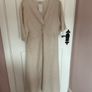 dress Bnwt Zola 100% linen dress onesize oatmeal bell sleeved dress Image 7
