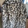 Next leopard print Faux Fur coat 9-10 Yrs Image 4