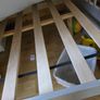 Twin (3ft) & (4ft6) Grey Bunk Bed Image 5