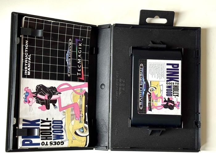 Pink Goes to Hollywood for Sega Mega Drive Boxed and Minty