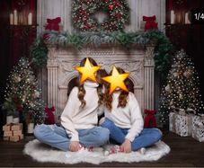 Christmas photography backdrop