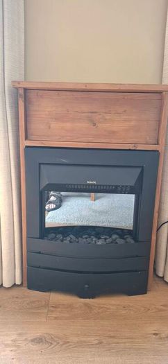 Electric fire fireplace insert