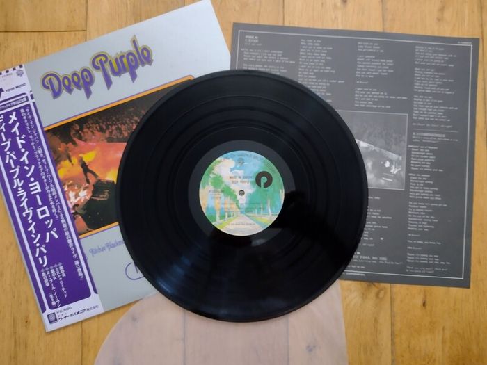 Deep Purple" Made in Europe " Lp. First Press Japan.Ex/Nm cond.