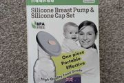 Haakaa Gen 1 Silicone Breast Pump and Cap Set 100ml