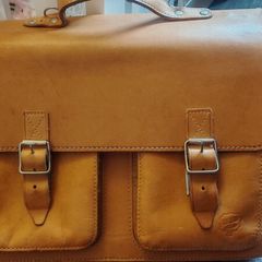 Genuine Leather Satchel
