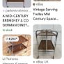 Vintage GERLINOL Folding Bar Cart Image 8