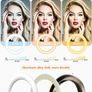 6.3 Inch Video Conference Ring Light with Ultra wide Clip, 360 Degree Rotatable Table Ring Light with Dimmable 3 Modes 10 Brightness Level for Live Streaming Desktop Reading/Makeup/Webcam/YouTube/TiK Tok (FREE POSTAGE) Image 5