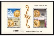 1995 Kilkenny Collectors Fair Commemorative Stamps Exhibition Souvenir Booklet Pane Mint Never Hinged (MNH)