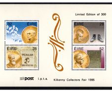 1995 Kilkenny Collectors Fair Commemorative Stamps Exhibition Souvenir Booklet Pane Mint Never Hinged (MNH)