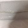 White and Gold Vintage Chainmail Clutch Bag Circa 1980? Image 2