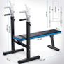 Adjustable Weight Bench with Dip Station Folding Heavy Duty Weight Lifting Bench Home Training Gym Multiuse Workout Bench Image 4