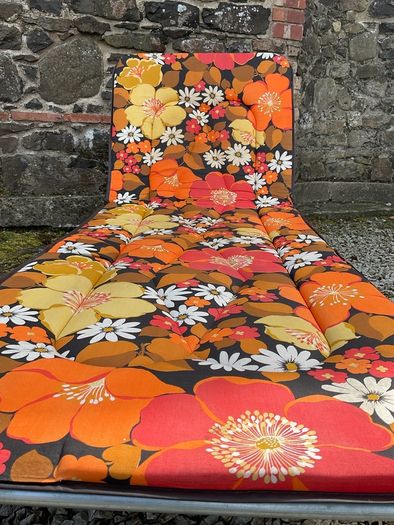 garden loungers bed / chairs 1970s original