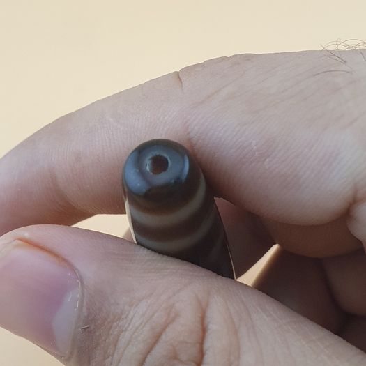 Vintage Himalayan Tibetan 4 Eyes Agate Dzi Bead Amulet