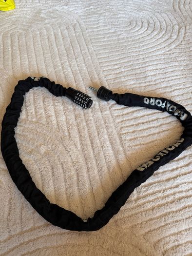 Oxford Heavy Duty Combination Chain Lock 5Digit Black