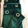 Forest Green Velven Designer Curtain. Spain. Perfect conditions. Image 4
