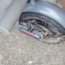 AOVOPRO Electric Scooter, No Charger, and has no charge presently, wheels not turning, brakes may be siezed, not sure, excellent cosmetic condition Image 9