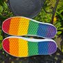 Vans Rainbow Pride Trainers Mens UK10.5 Image 8