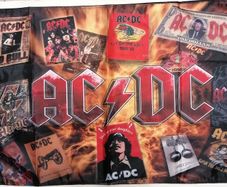 Ac/dc Red Flag 3ft x 2ft.