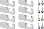 NEW SALE | 12 Packs Ear Piercing Gun Kit Self Ear Nose Piercing Gun Kit, No Pain Safety Nose Piercing Gun Kit