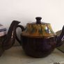 Fabulous Collection of Five Brown Betty Style Teapots, Different Styles, Different Shapes, Different Makers, For Sale as a Set Only, All Have Some Damage - Display Only!! Image 10