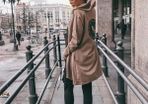 Long Hoodie white, cream,  High Quality Clothes from Hola Boutique