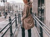 Long Hoodie white, cream,  High Quality Clothes from Hola Boutique