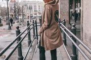 Long Hoodie white, cream,  High Quality Clothes from Hola Boutique